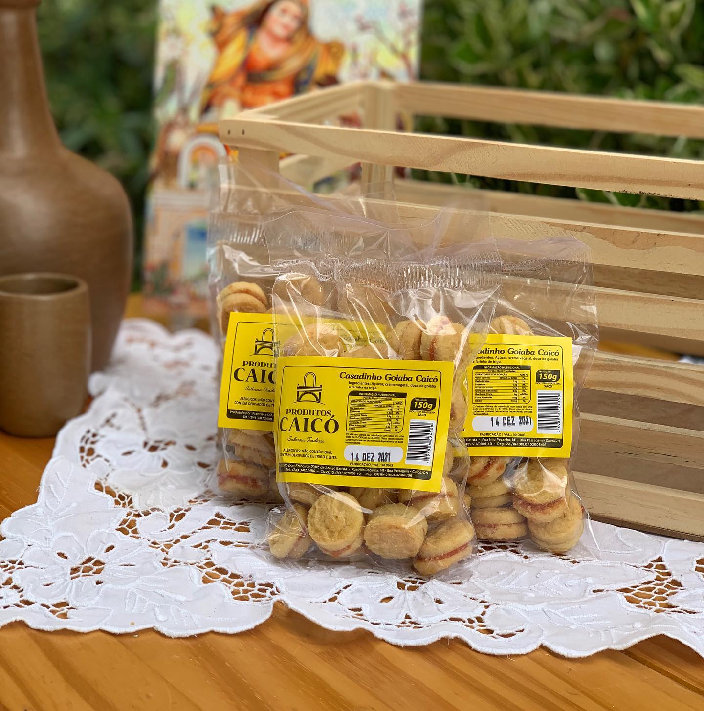 Casadinho de Goiaba Caicó, pacotes de 150g
